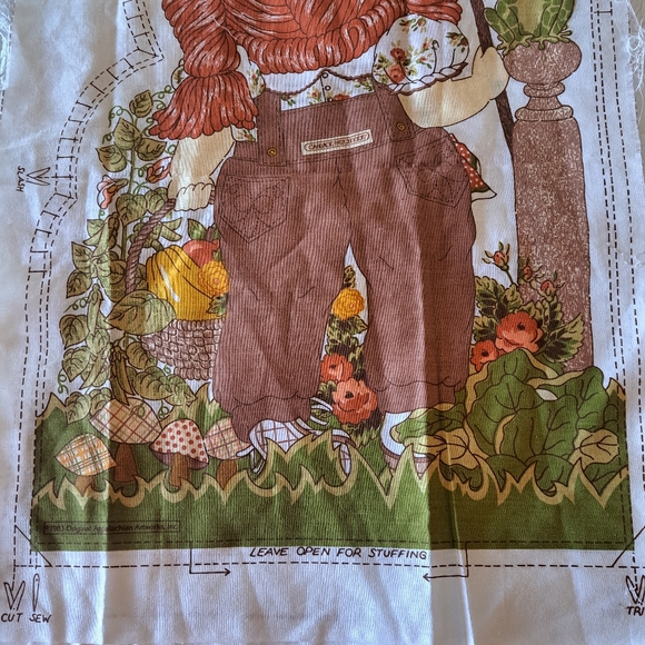 Vintage 1983 Cabbage Patch Pillow Cutout Pattern - Picture 6 of 10